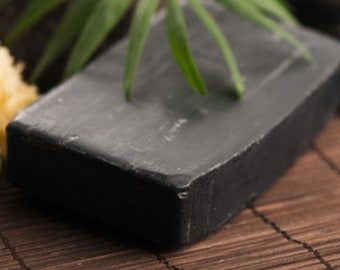 Mydło z węglem drzewnym Artisan: naturalne mydło złuszczające z mleka koziego (4 uncje)