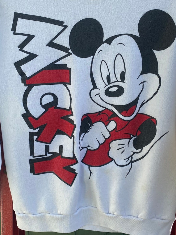 Mickey Mouse Sweater 90s - Mickey Mouse Sweatshir… - image 2