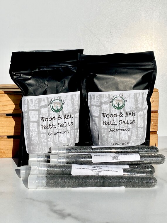 Wood and Ash Bath Salts smoked Salts Bath Salts for Bath Etsy