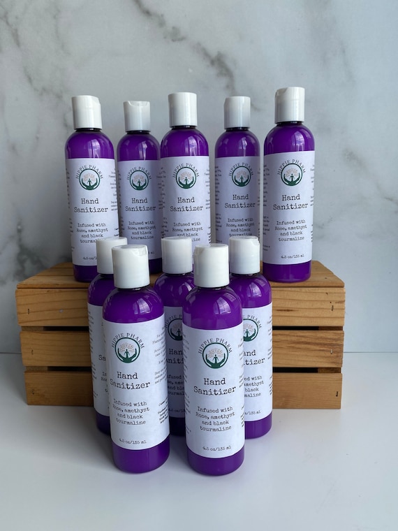 Rose Hand Sanitizer Gel with 75% Isopropyl Alcohol, Aloe and Rose, No rinse hand cleaner