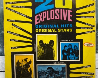 VTG 20 Explosive Hits - KTEL Records - TU 220 - Released 1971 - Original Stars