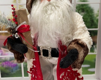 VTG Sleigh Hill Trading Co Santa Claus 18" Standing Figurine Christmas Holiday Decor