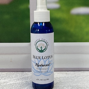 Natural Blue Lotus Hydrosol -Blue Lotus - Natural Moisturizer - Sacred Lotus - Vegan Skincare - Hydrosol