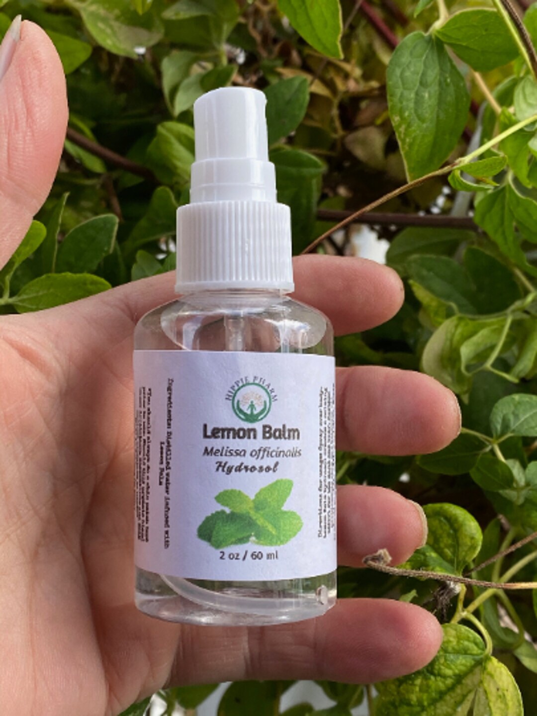 Lemon Balm Hydrosol Melissa Hydrosol Face Toner Astringent Herbal