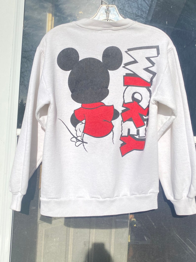 Mickey Mouse Sweater 90s Mickey Mouse Sweatshirt Women | Etsy