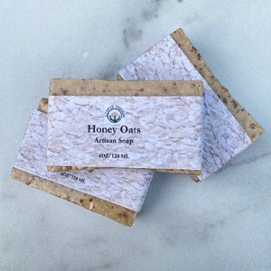 Honey Oats Artisan Soap 4 oz