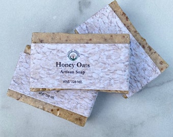Honey Oats Artisan Soap 4 oz