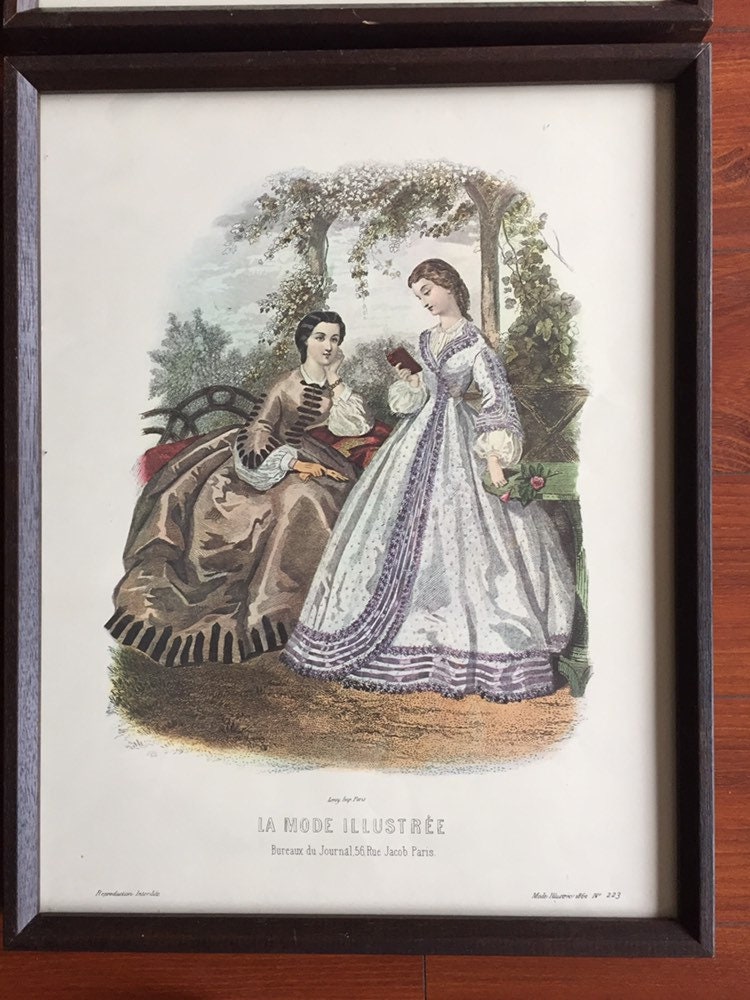 La Mode Illustree Bureaux Du Journal 56 Rue Jacob Paris 1862 Wall
