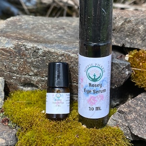 Eye Serum, Rosey Organic Eye Serum, Dark Circles, Under Eye Serum, Anti Aging, Puffy Eyes, Eye Wrinkles, Wrinkle Serum, Eye Cream, Eye Serum
