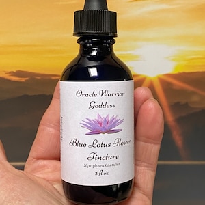 Blue Lotus Tincture 2 Fluid Ounce | Nymphaea Caerulea