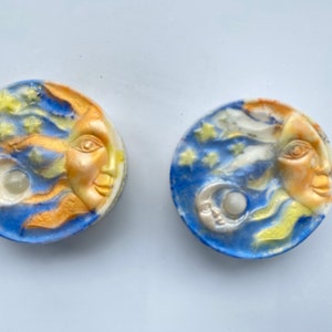 Sun and Moon Love Spell and Moonstone Artisan Soap 2.5 oz Handmade Artisan Soap Bar Body Wash Bar image 2