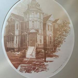 Roger Berghoff signed Serigraph Print - Starrett House - Serigraph - Roger Berghoff - Starrett House Art - victorian architecture art