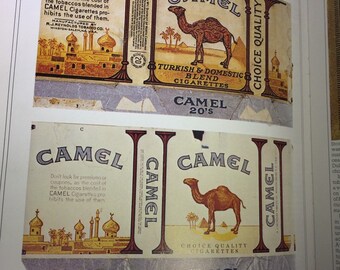 Cigarette Pack Art: A Unique Blend of Cigarette Pack Design by Mullen,  Chris - Vintage Camel Book - Cigarette Pack Art - Camel Cigarettes