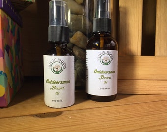 Outdoorsman all natural beard Oil, organic moisturizer and conditioner