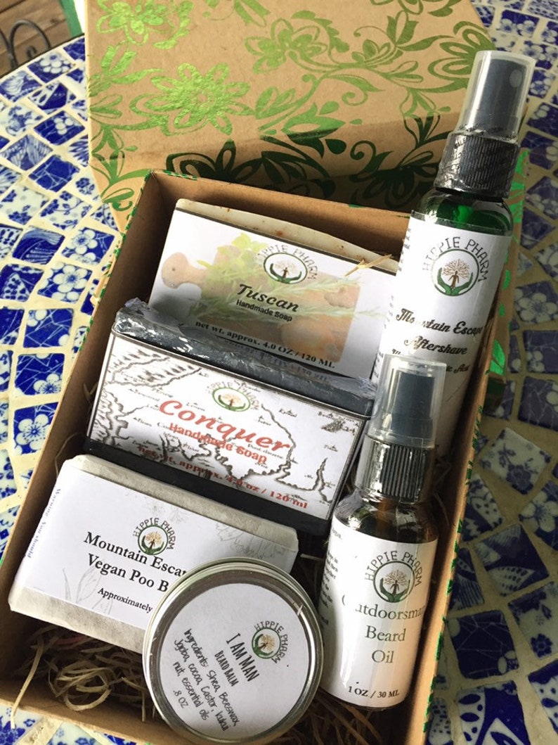 Men's Beard and Body Care Gift Set All Natural Etsy