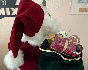 VTG 1998 Holiday Creations Animated 29” Mr. Santa Claus Animated