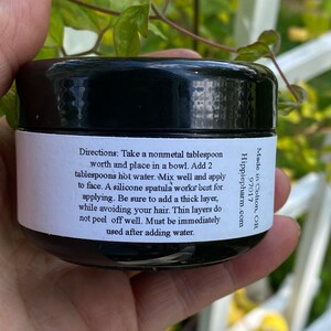 Activated Charcoal Peel-Off Facial Mask - 2oz - Deep Cleansing for Radiant Skin, Facial peel image 3