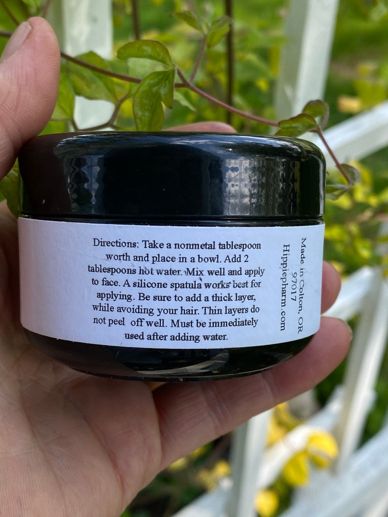 Activated Charcoal Peel-Off Facial Mask - 2oz - Deep Cleansing for Radiant Skin, Facial peel image 3