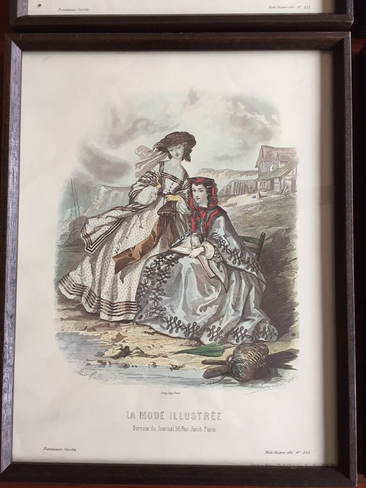 La Mode Illustree Bureaux Du Journal 56 Rue Jacob Paris 1862