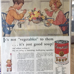 1925 and 1931 Vintage Campbell Soup Ads Vintage Ads 1920's Ads Magazine Ads Campbell Soup Vintage Campbell Soup 3 Just Good Soup