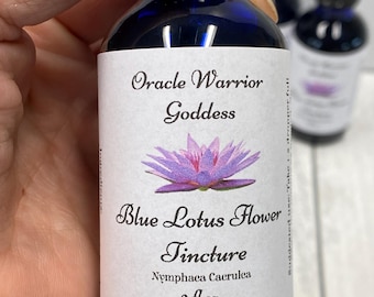 Blue Lotus Tincture | 2 oz Herbal Extract | Nymphaea Caerulea