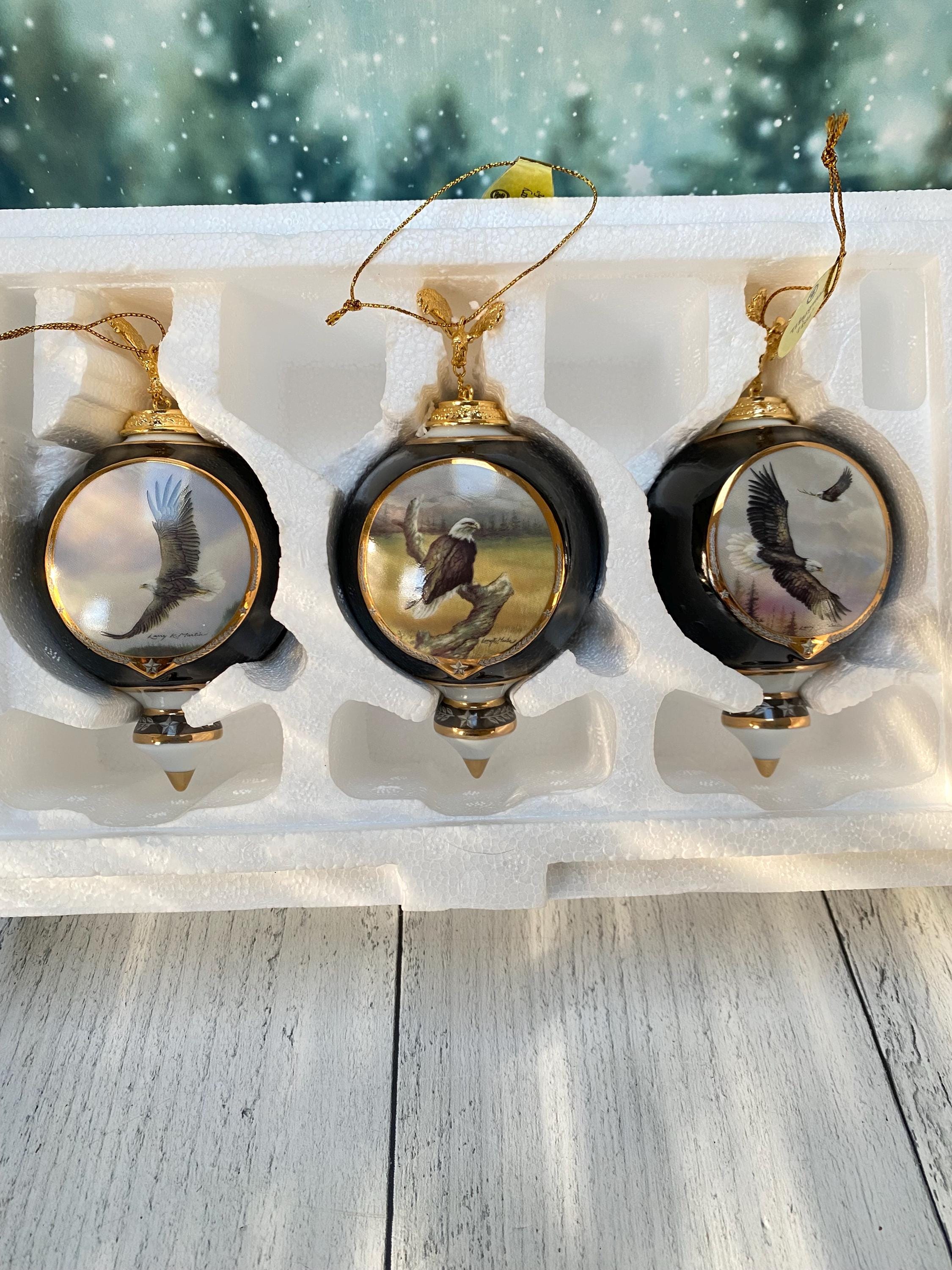 VTG America the Beautiful Ornament Set 2000 USA Bradford Edition 68165