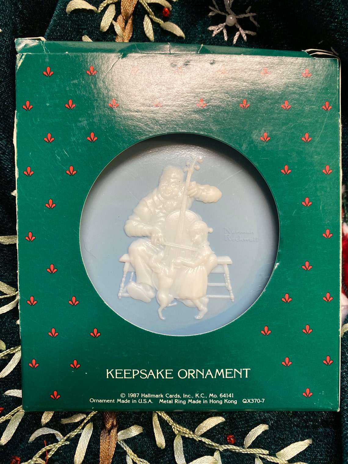 Norman Rockwell Christmas Ornaments Vintage Hallmark Etsy