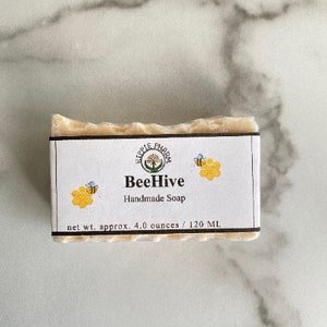 BeeHive Soap, Handmade, Honey soap, honey bee, honeycomb, honey comb, honey bee, natural, organic soap, beehives, raw honey