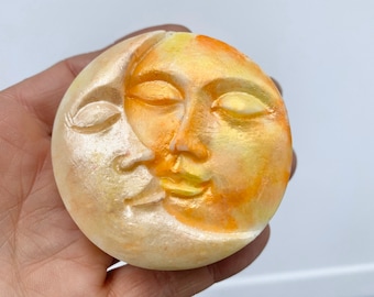 Sun Kissing the Moon Love soap 2.5 oz - Handmade Artisan Soap Bar - Body Wash Bar - decorative Soap Gift