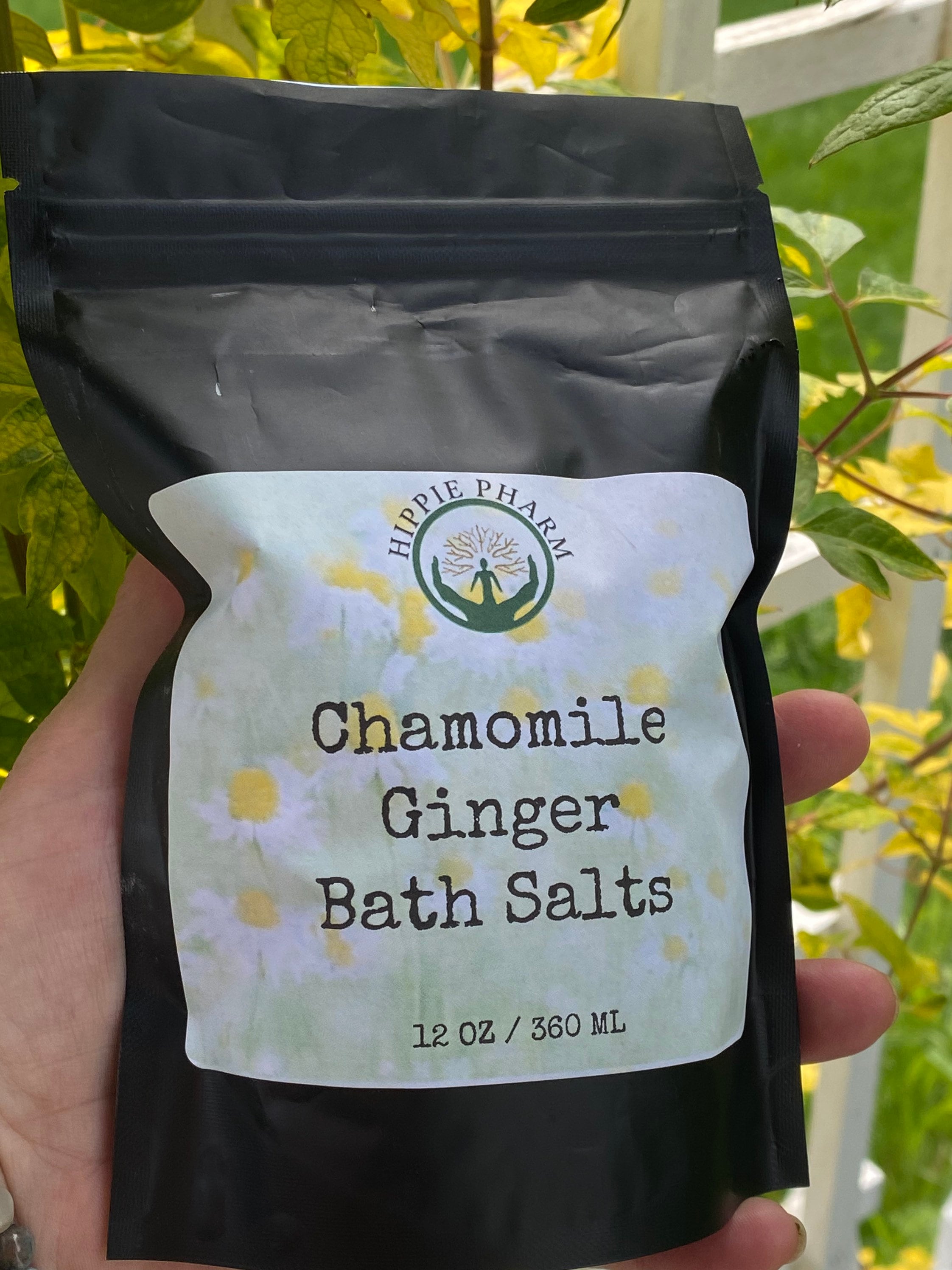Chamomile Ginger Bath Salts 12 Oz Bath Salts Relaxation Etsy