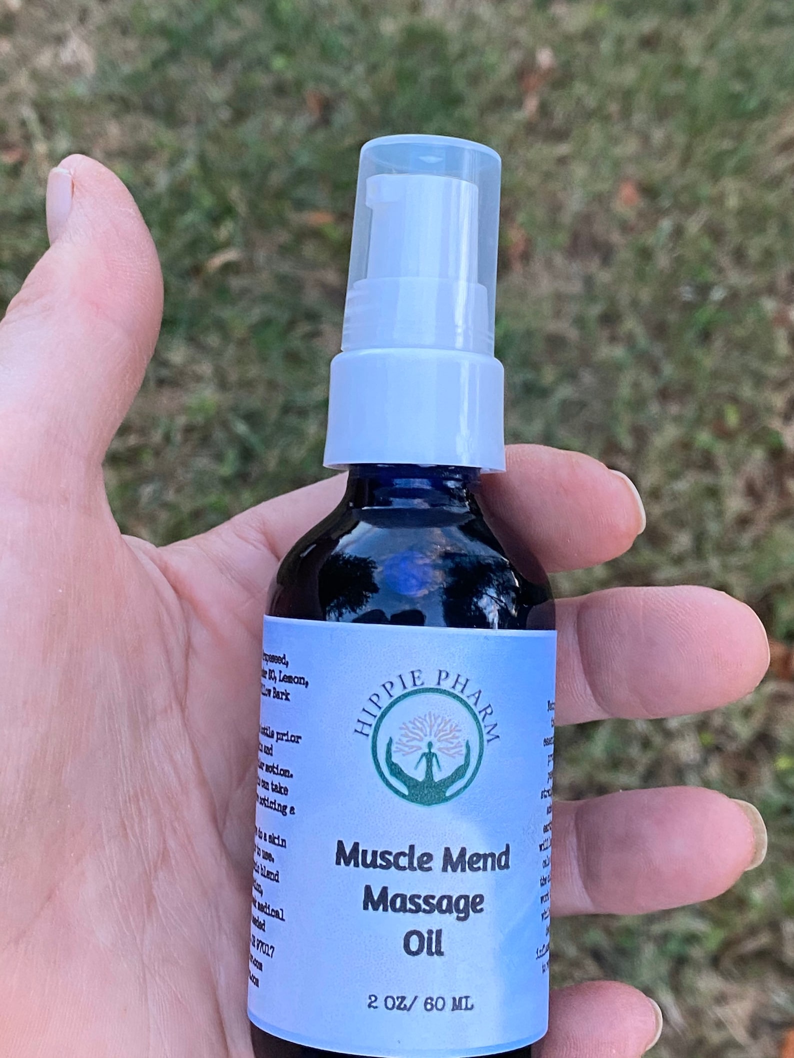 Muscle Mend Massage Oil Natural Pain Relief Muscle Pain Etsy