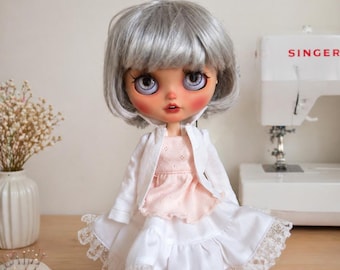 Handmade Cotton Lace Underskirt for Blythe Doll