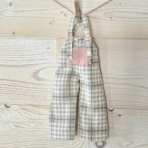 Linen Cotton Jumpsuit for Blythe Doll