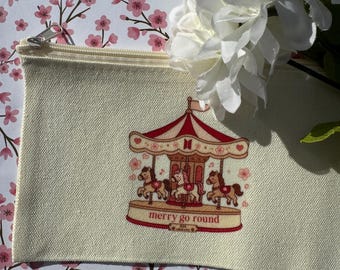 Arirang “Merry Go Round” Canvas Pouch