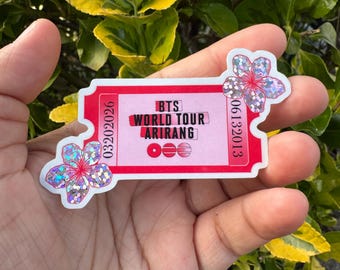 Arirang Tour Glitter Sticker