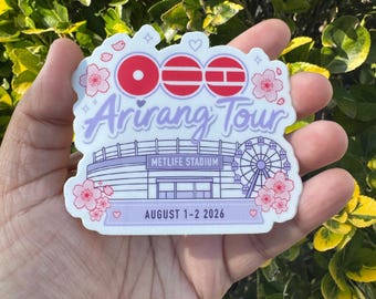 Arirang Metlife Stadium Concert Sticker