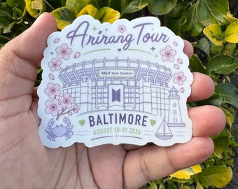 Arirang Baltimore Concert Sticker