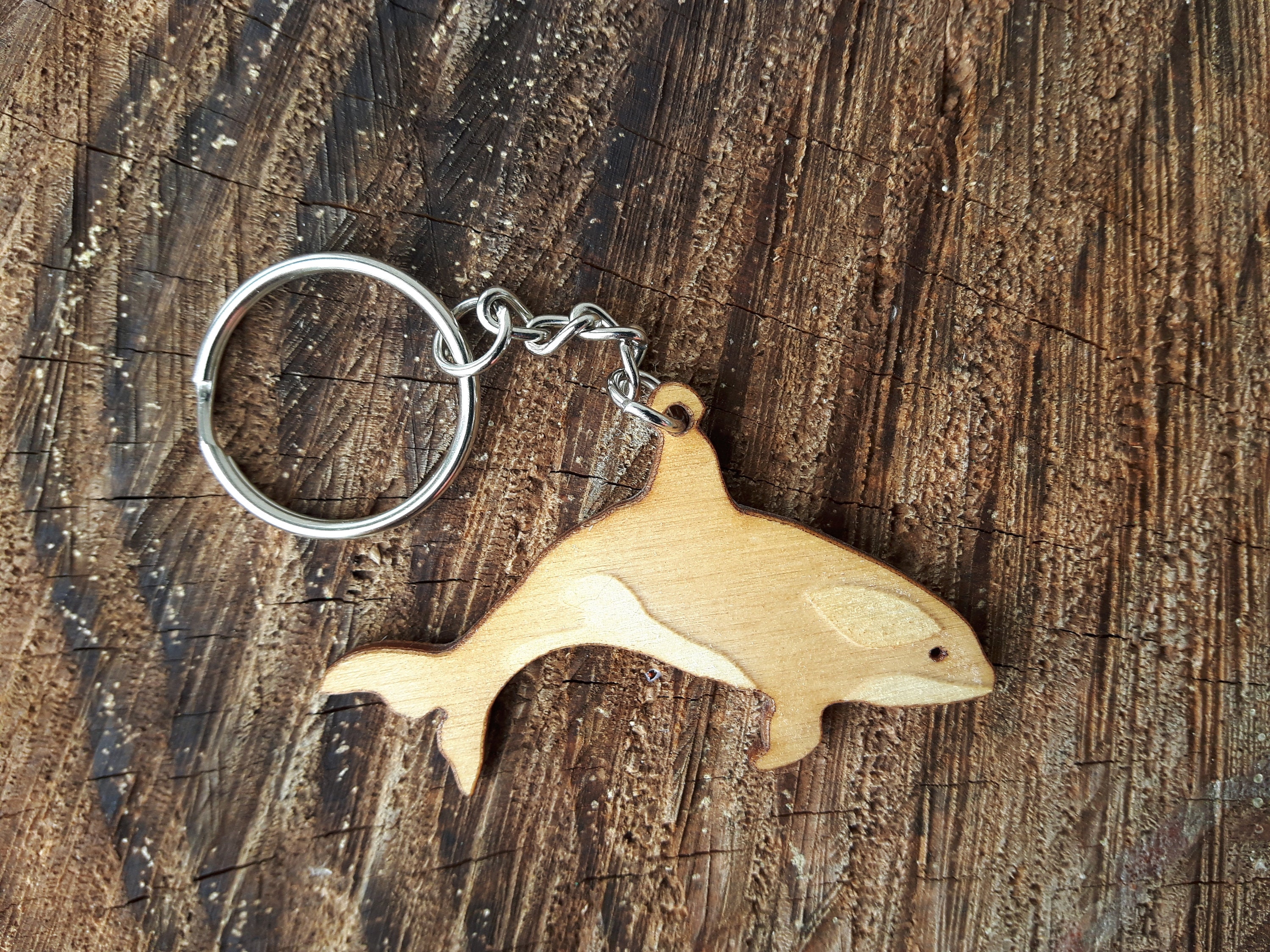 Vancouver Island Laser Cut Keychains in Wood Etsy