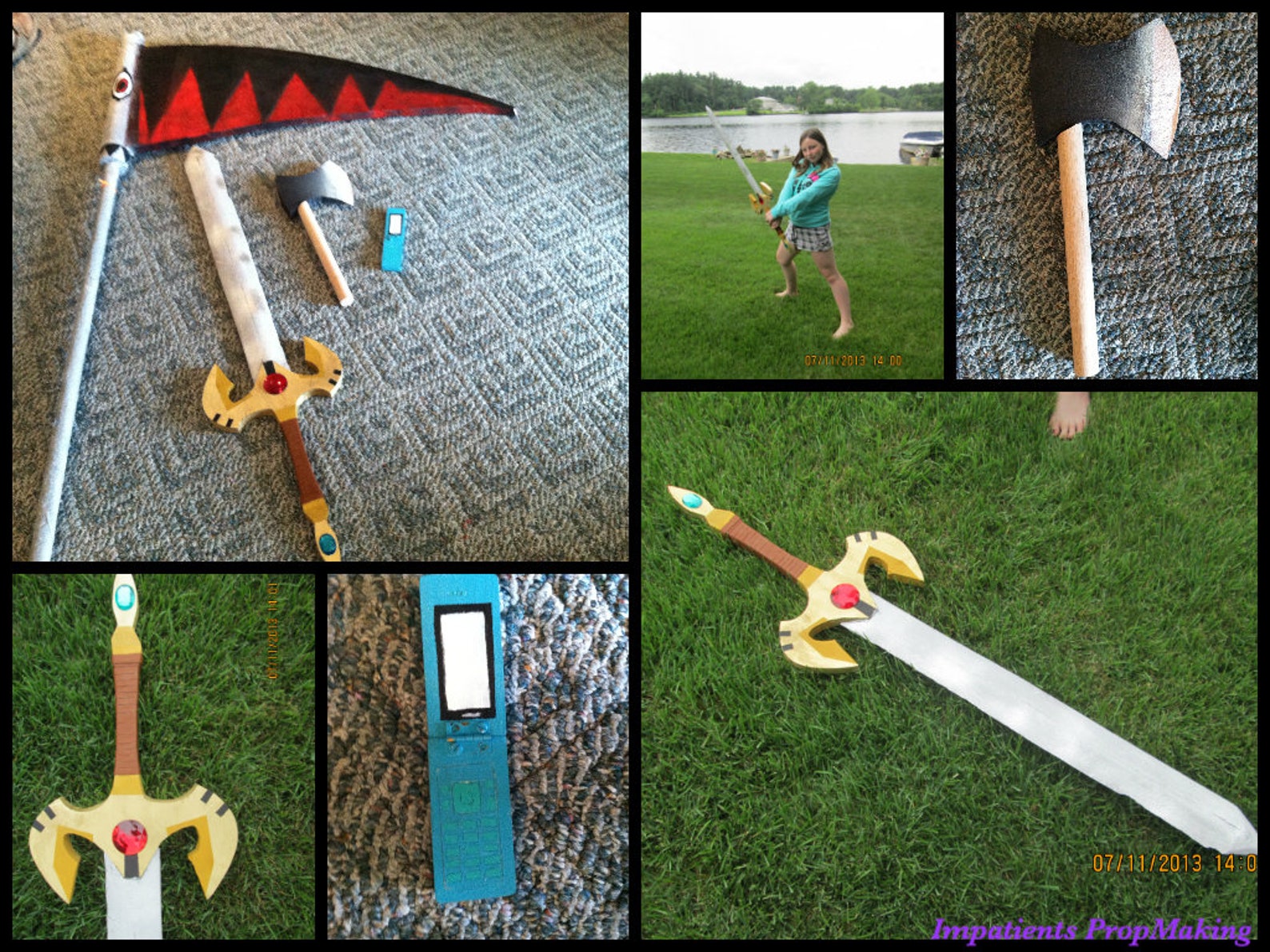 Cosplay Weaponary Props Wooden Sword Foam Sword Blade Etsy
