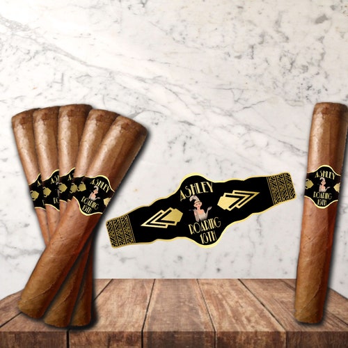 cigar labels download printable custom cigar labels great etsy
