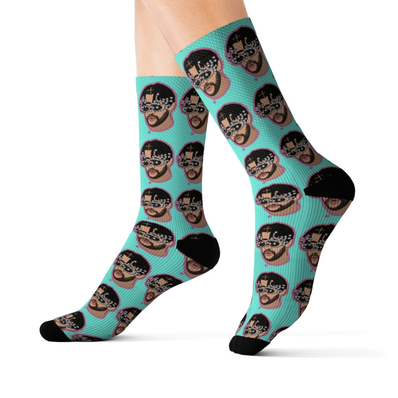 Bad Bunny Socks Dakiti Bad Bunny Socks in Spanish Bad - Etsy
