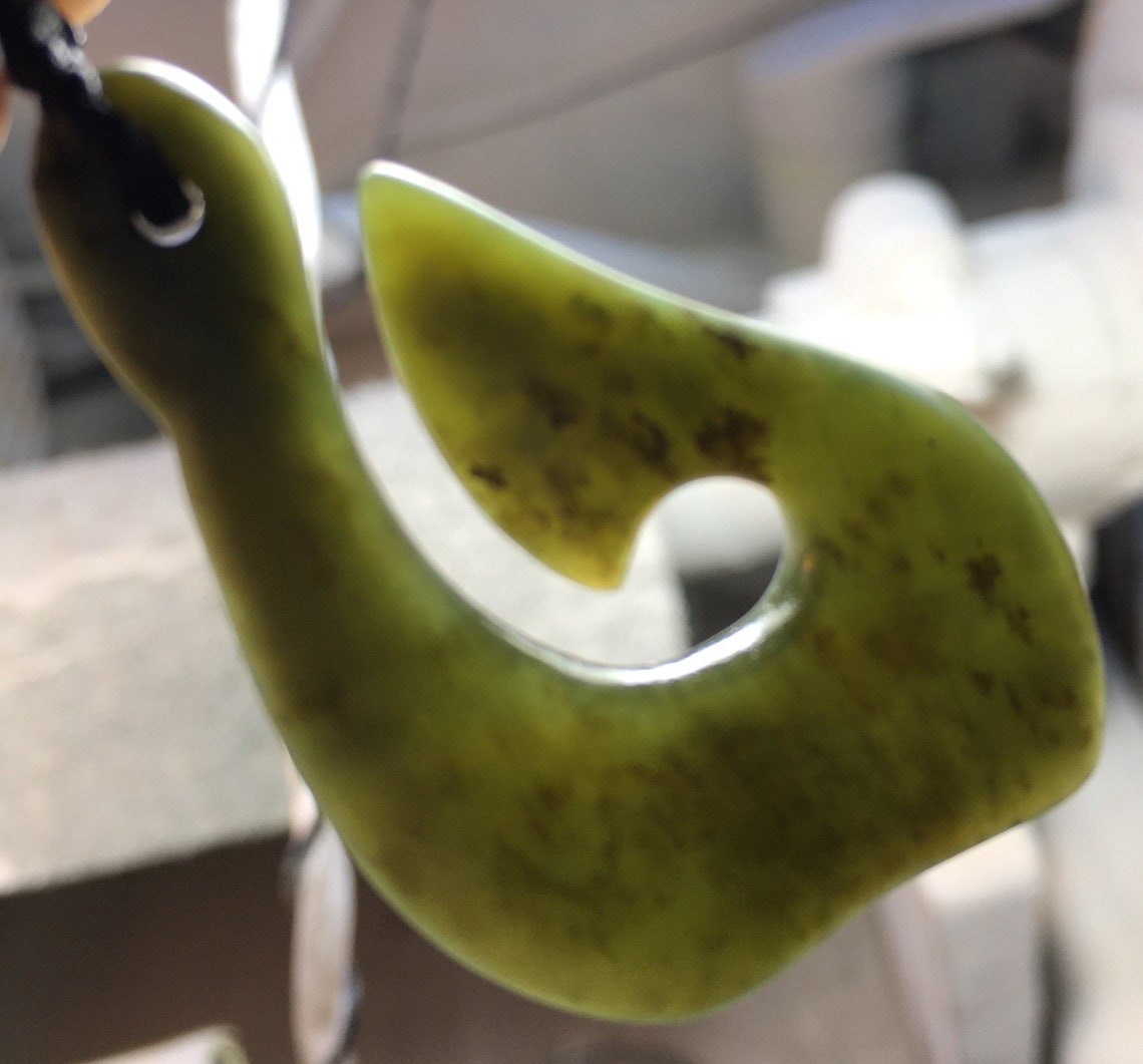 Hei Matau/Fish Hook New Zealand Greenstone Etsy