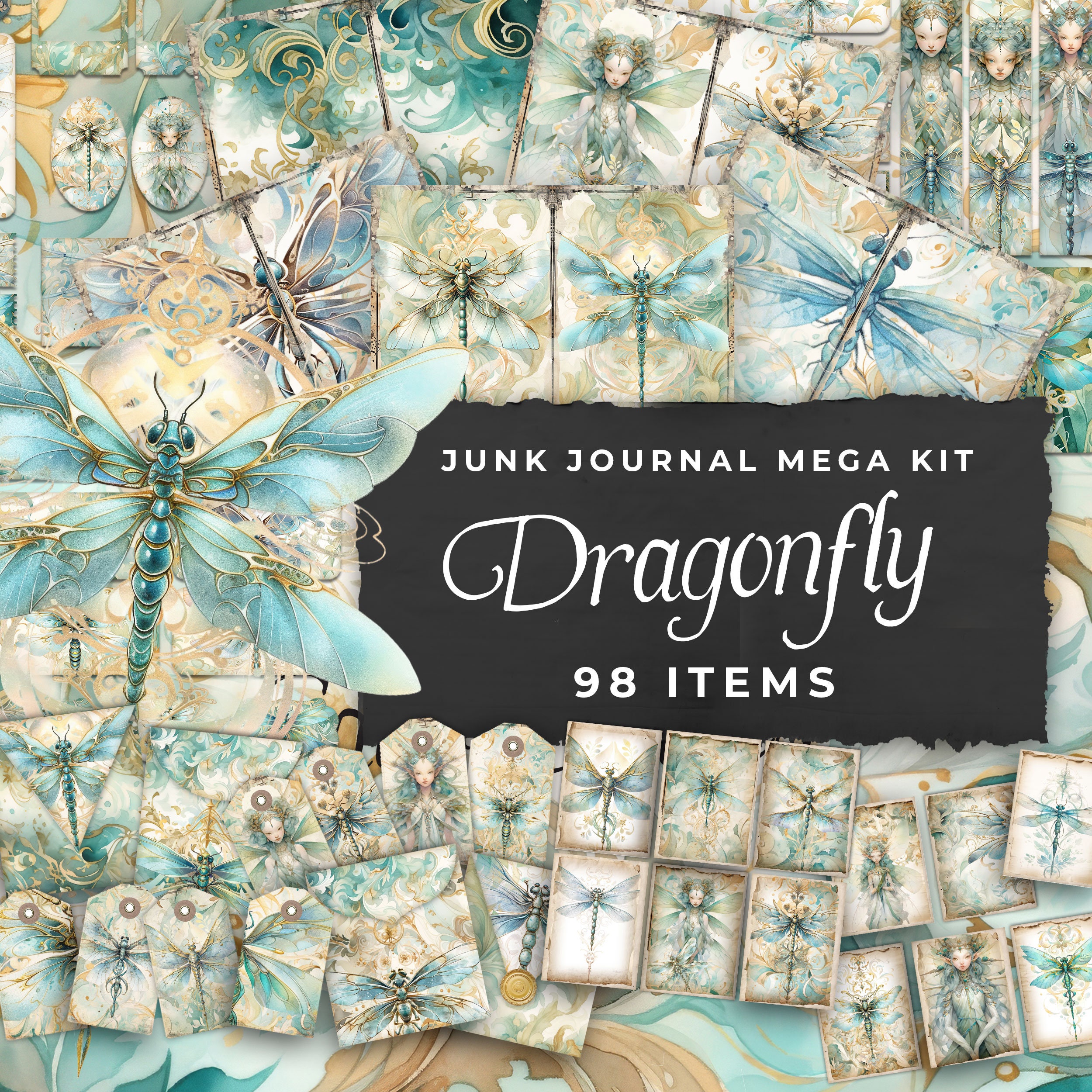 Dragonfly Kit.pdf Junk Journal Kit
