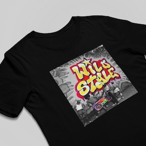 Graphic T shirt Wild Style Graffiti  mens clothing cool t shirt Hip Hop