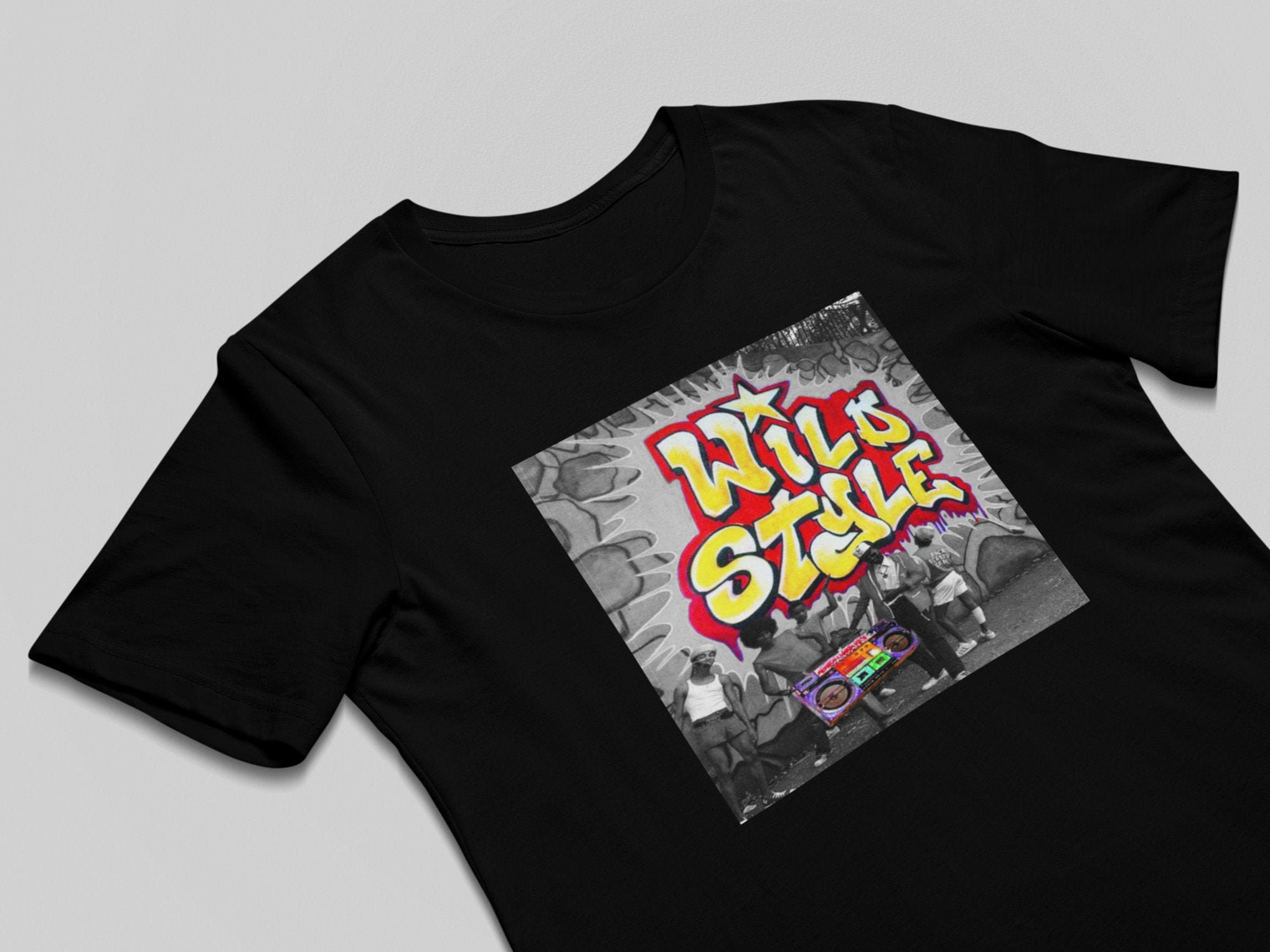 Graphic T Shirt Wild Style Graffiti Mens Clothing Cool T
