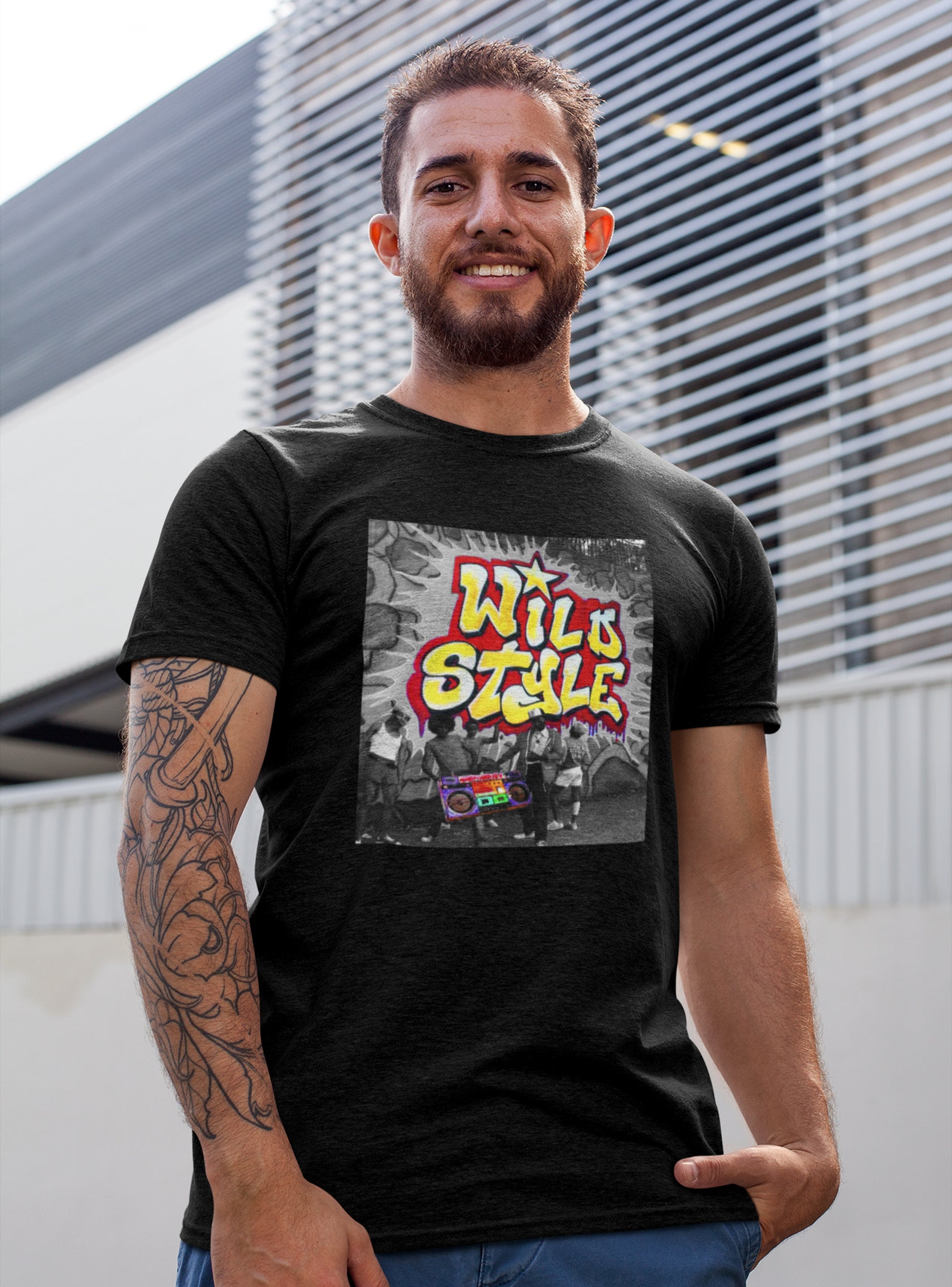 Graphic T Shirt Wild Style Graffiti Mens Clothing Cool T Shirt Etsy