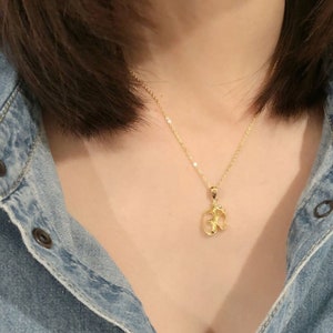 OHM Pendant Necklace, Rhodium & Gold Plated Sterling Silver Hypoallergenic For Sensitive Skin, Matte Finish Yoga Spiritual Harmony Jewelry