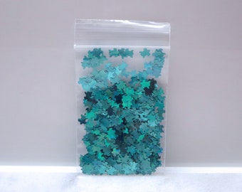 Laser Holographic Teal Turtle Glitter | Holo | Solvent Resistant | Slime Charm | Nail Art | Resin Jewelry | Shoes | Bags | Tumbler | Crafts