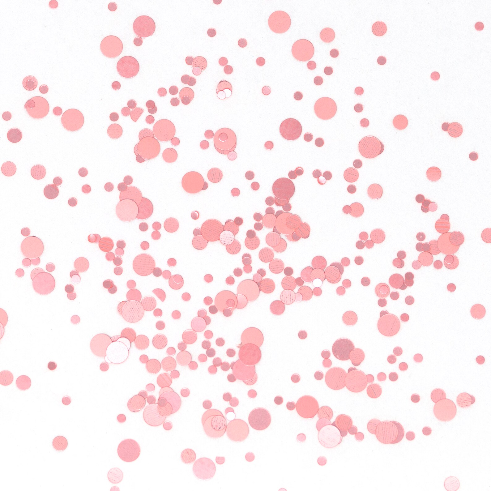 Rose Gold Mixed DOT Glitter Circle Round 1 MM 2 MM Etsy