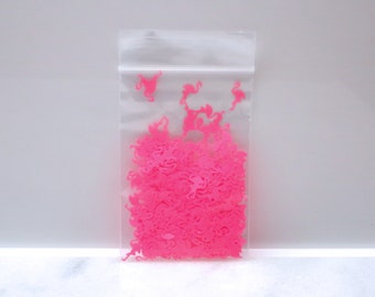 Neon Pink Flamingo Glitter | Bright Pink | Solvent Resistant | Nail | Tumbler | Slime | Crafts